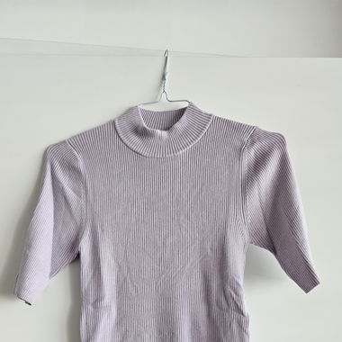 Nümph Short-Arm Rose Turtleneck // S
