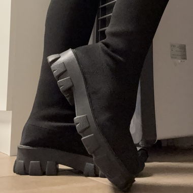 Bottes montantes noires taille 39