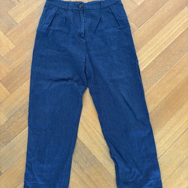 Hose aus Baumwolle-Leinenmischung