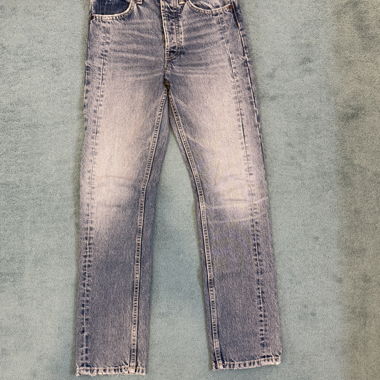ZARA low waist straight leg jeans in blue