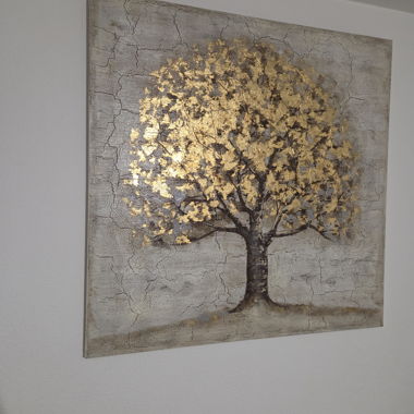 Quadro "Albero dorato"