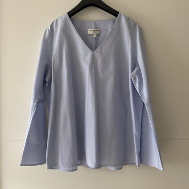 Camicia a righe blu