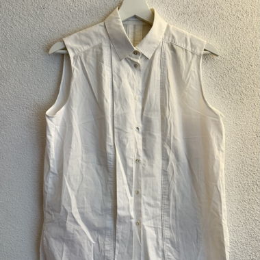 Blusa senza maniche bianca HUGO BOSS taglia 36