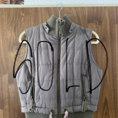 y2k cropped vest
