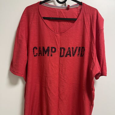 Rotes Camp David T-Shirt Grösse XXL