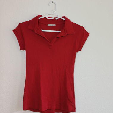 Polo da donna rosso