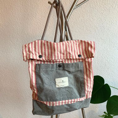 Fylaki Striped Backpack