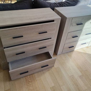 2er Set Sideboards Sonoma Eiche
