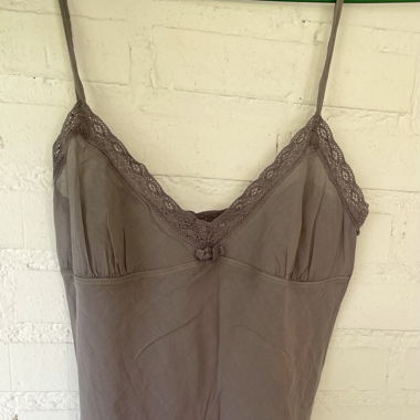 Dark grey beach dress. Oysho