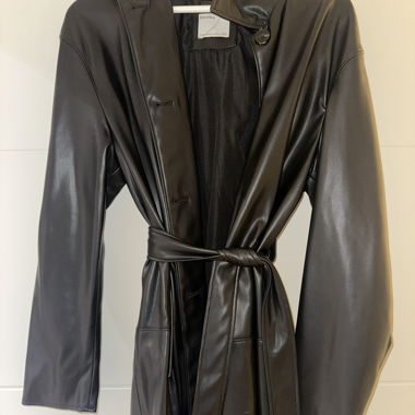 Manteau en similicuir