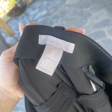 Pantalon large noir