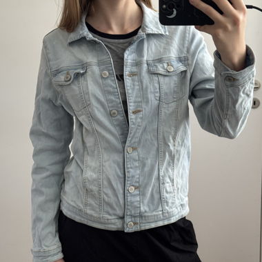 Jeansjacke hellblau