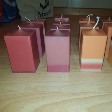 Selbstgemachte Kerzen