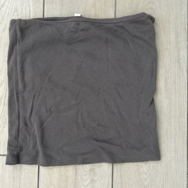 Grey bandeau top