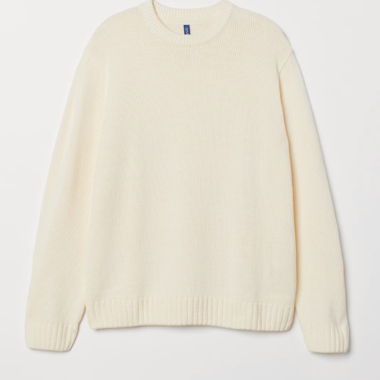 100% cotton sweater