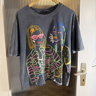 T-shirt Zara Oversize