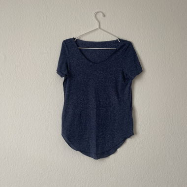 T-shirt basic blu