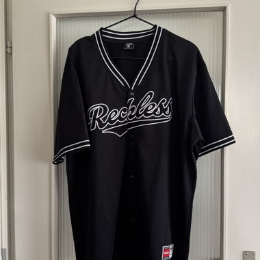 Black Baseball Jersey L (M)