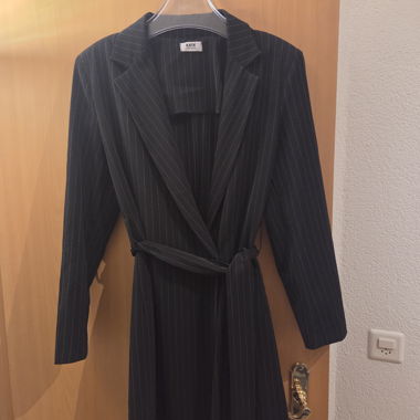 Blazer-Wickelkleid