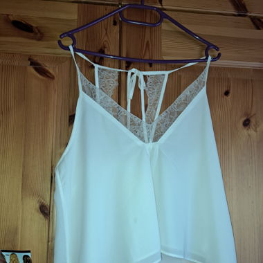Haut blanc été 