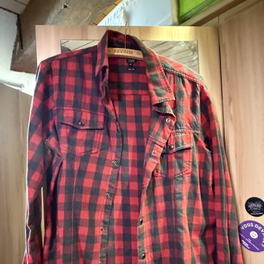 Chemise à carreaux 
