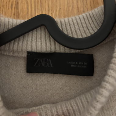 ZARA Strickpullover grau