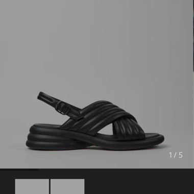 Camper schwarze Sandalen