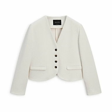 Blazer bianco Massimo Dutti