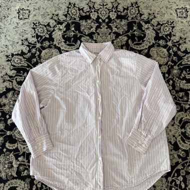 Camicia a bottoni a righe