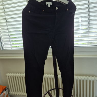 Pantalon slim noir 