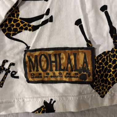 T-shirt girafes original du Mozambique