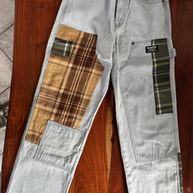 Jeans Cargo Kani Patchwork