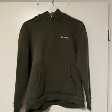 Lamarel Hoodie in Olive-Khaki-Grün, Grösse XS / S