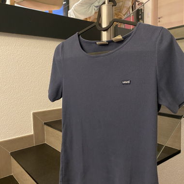 Top blu-grigio