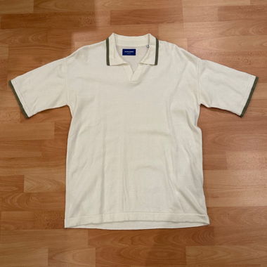 Jack & Jones Kurzarm Polo Hemd weiss, S