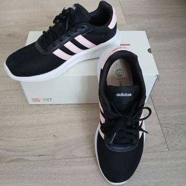 Sneakers Adidas nere e rosa n.38