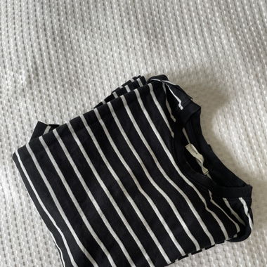 Chemise à manches longues rayée