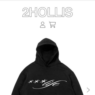 2hollis ***Life Merch Hoodie taille M