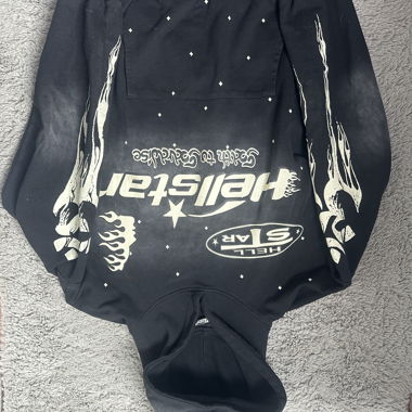Hellstar two-piece set black with flame