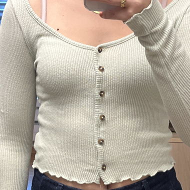 Minzgrünes Top