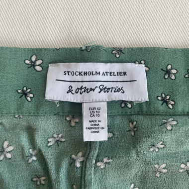 Green Wrap Skirt