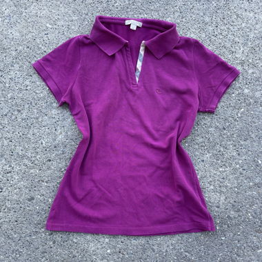 Lilac Burberry Polo size M