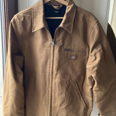 Giacca da lavoro Dickies marrone foderata - nuova, mai indossata