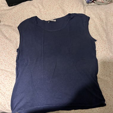 Zara Trafaluc Blue Tank Top