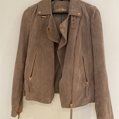 Freaky Nation Wildlederjacke taupe