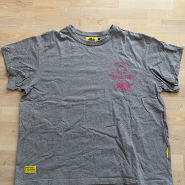 Ugly Monkey T-Shirt grau L loose fit
