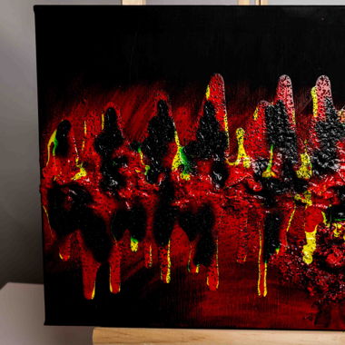"to Hell" Acryclic Painting