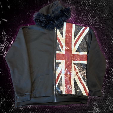 Union Jack Half Hoodie