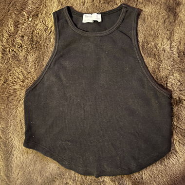 Bershka Ribbed Crop Top