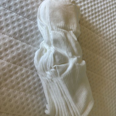 Weisse Socken 10x